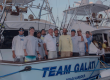 Team Galati on the back of their boat